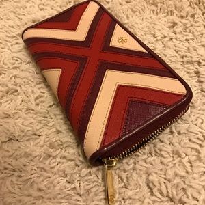 Tory Burch Leather Continental Wallet