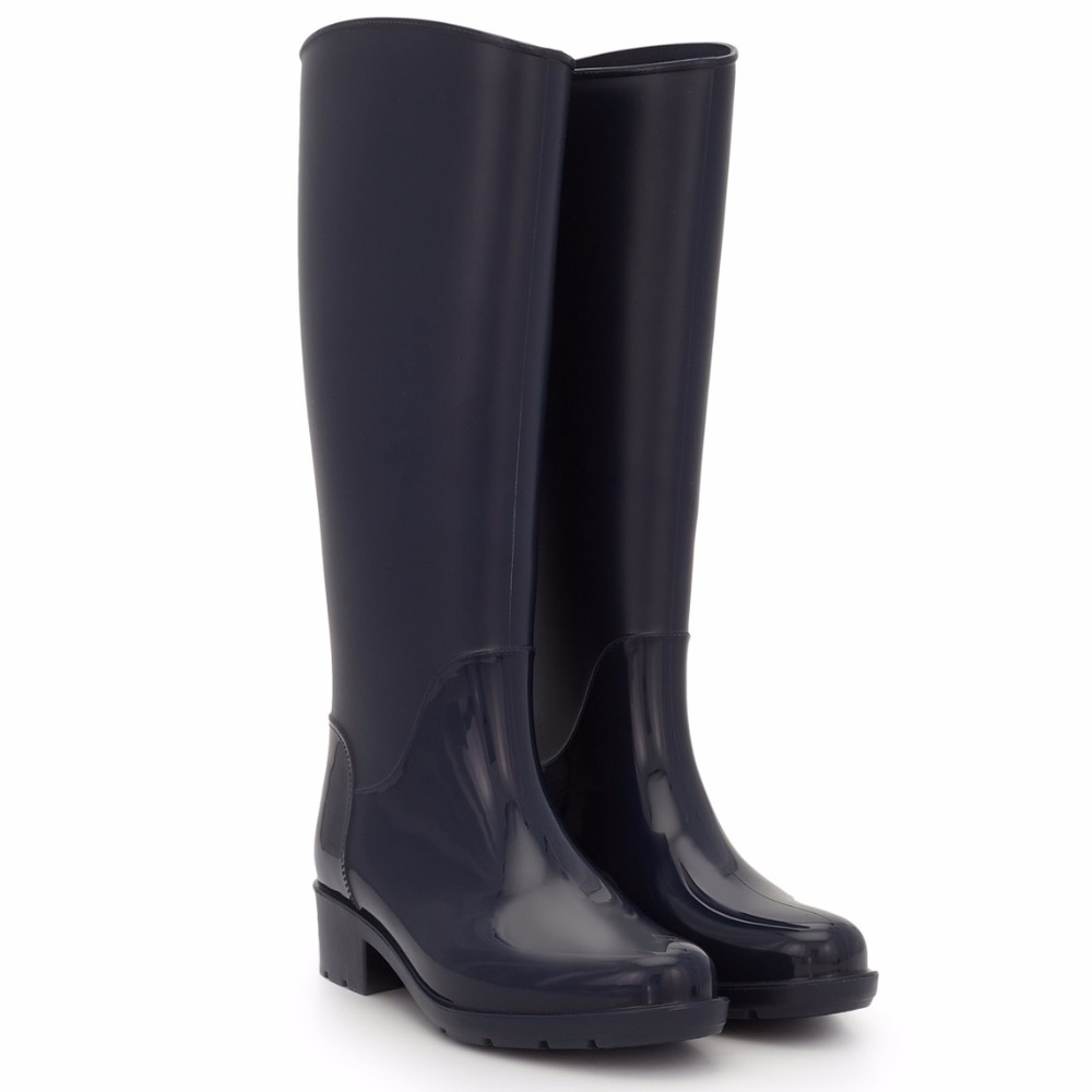 Sam Edelman Navy Blue Rubber Rain Boots