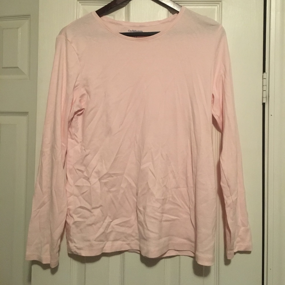 Pink long sleeved T