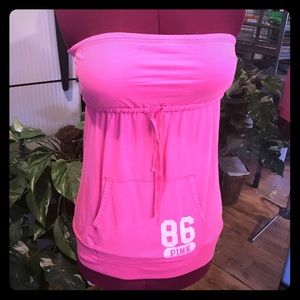 Pink tube top