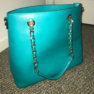 Turquoise tote