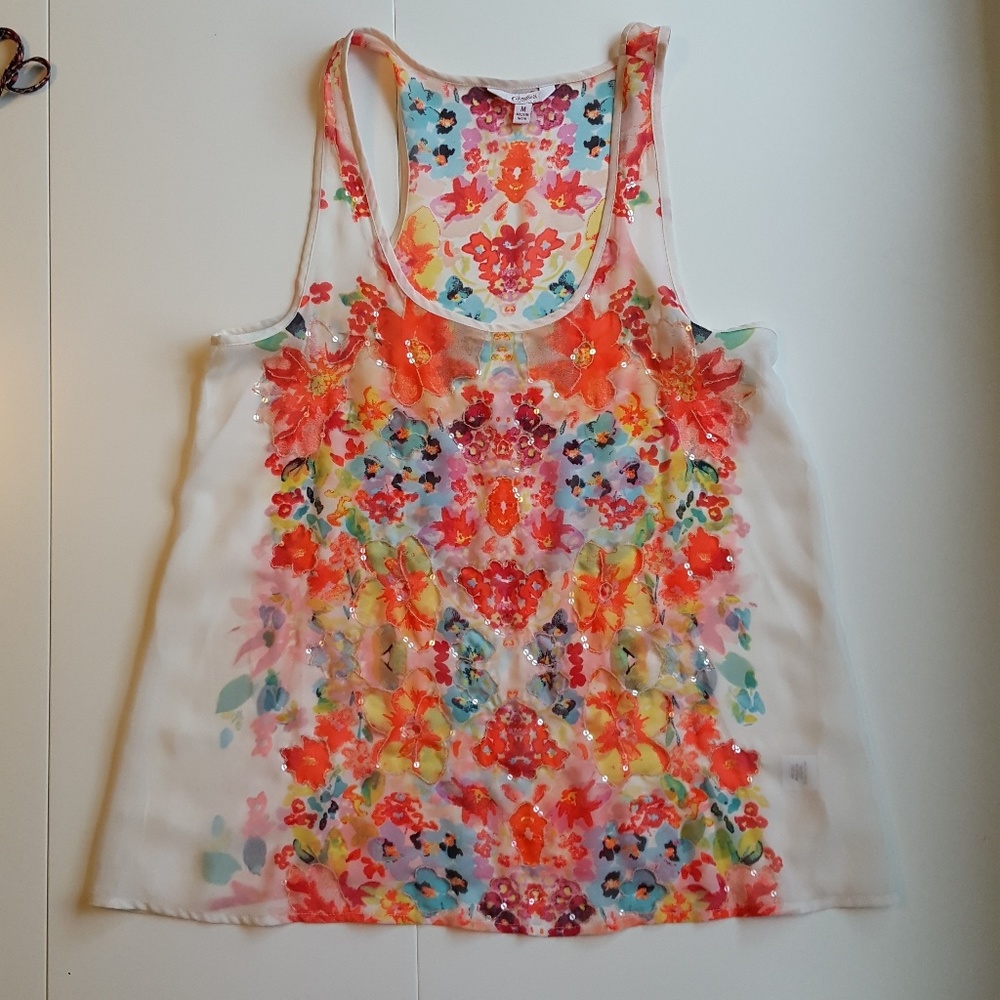 Candie's Floral Tank
