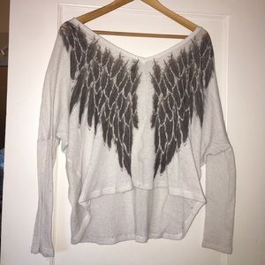 Angel wing long sleeve