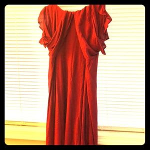 BNWT Old Navy Red Cold Shoulder Dress XXL