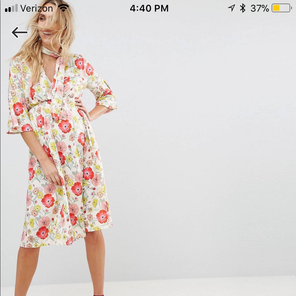 Asos maternity dress