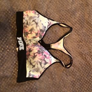 Pink Victoria secret sports bra