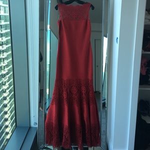 Red gown / red formal dress