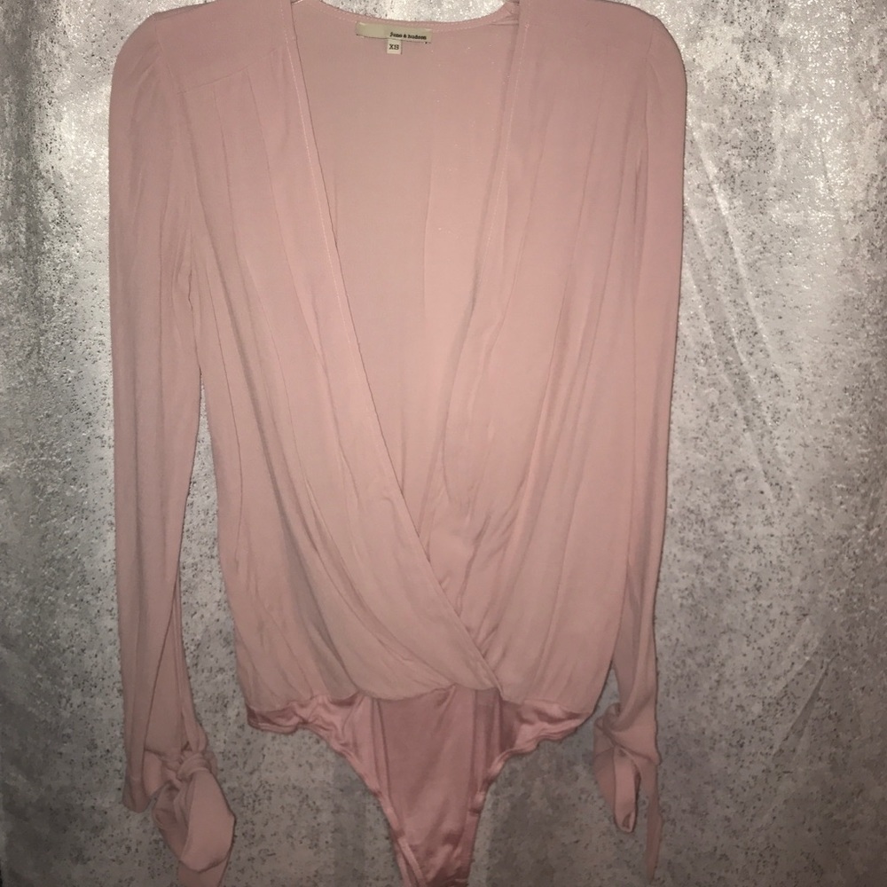 Deep plunge neckline one piece