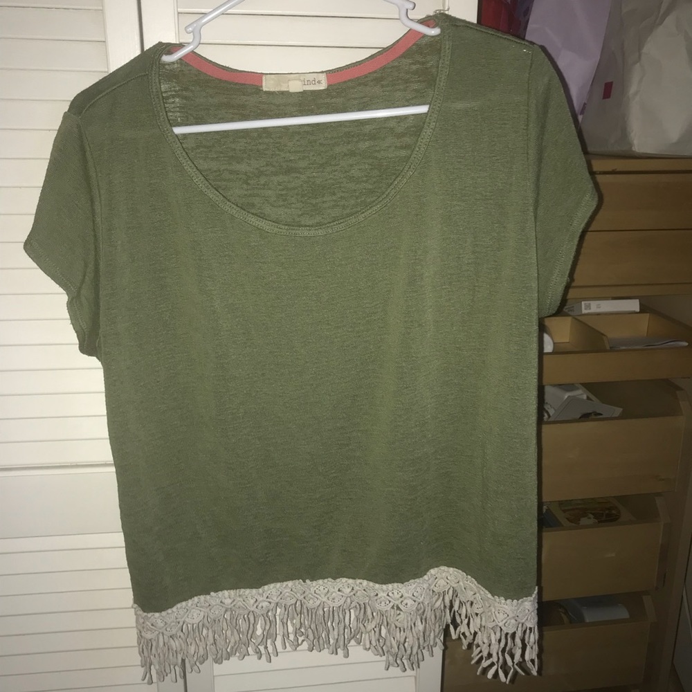 Olive Green Top