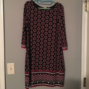 Black and red dress