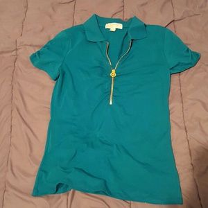 Michael Kors Small half zip blouse
