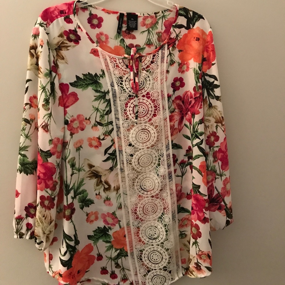Floral New Directions Blouse.