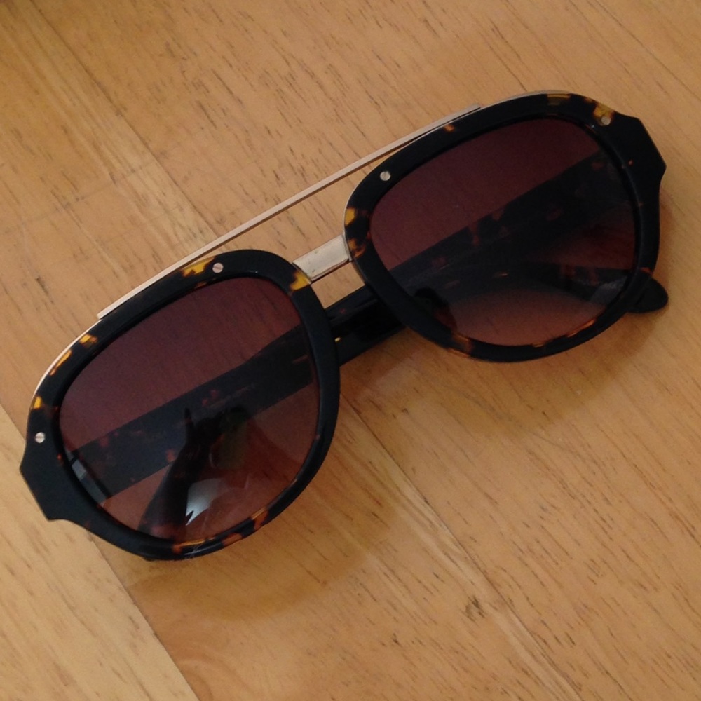 Havana gold brown Cassius sunglasses