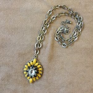 Vintage pendant on gold plated chain