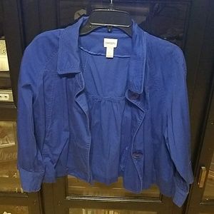 Chico's blue jacket
