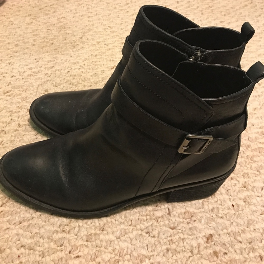 Black ankle booties