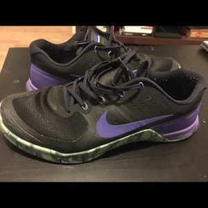 Nike METCON 2! Black & Green Camo. Sz 10.5.