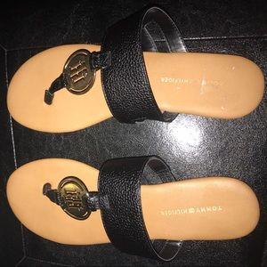 Tommy Hilfiger  black sandals