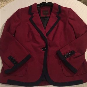 Maroon and Navy blazer