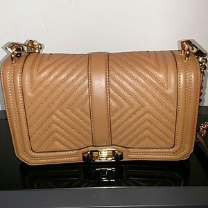 Rebecca Minkoff Geo Quilted​ Love Crossbody