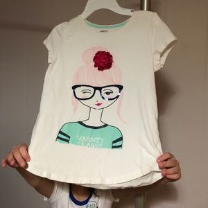 Girls Crazy 8 tee