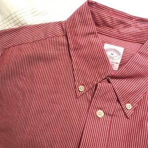 Brooks Brothers striped button down shirt
