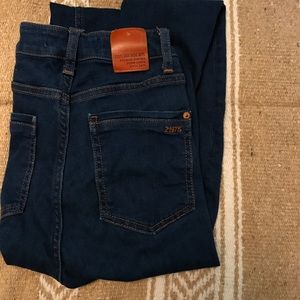 Zara highwaist high waist stretch skinny jeans