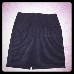 Women's pinstrip pencil skirt