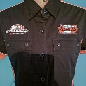 Harley Davidson button down shirt