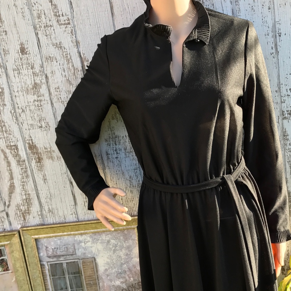 Vintage Black Party Dress - Picture 5 of 8