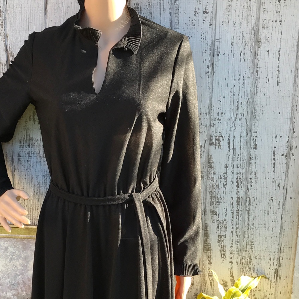 Vintage Black Party Dress - Picture 3 of 8