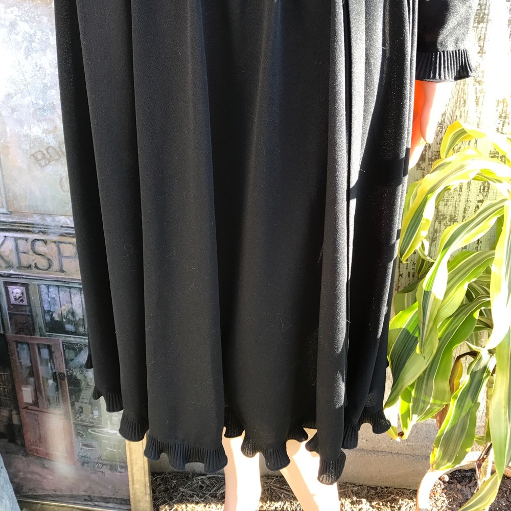 Vintage Black Party Dress - Picture 7 of 8
