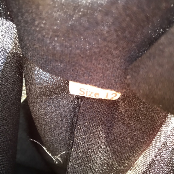 Vintage Black Party Dress - Picture 8 of 8