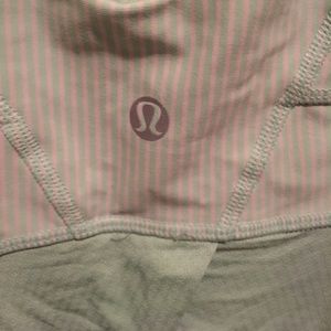 lululemon athletica Tops - Lululemon mint and stripe tank sz 6 55300 lululemon athletica Tops - Lululemon mint and stripe tank sz 6 55300