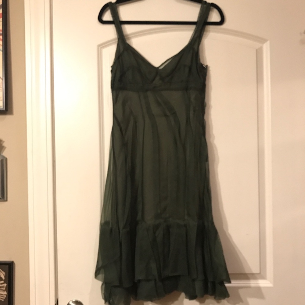 NWOT Prada Silk Organza multilayer Flare Dreas