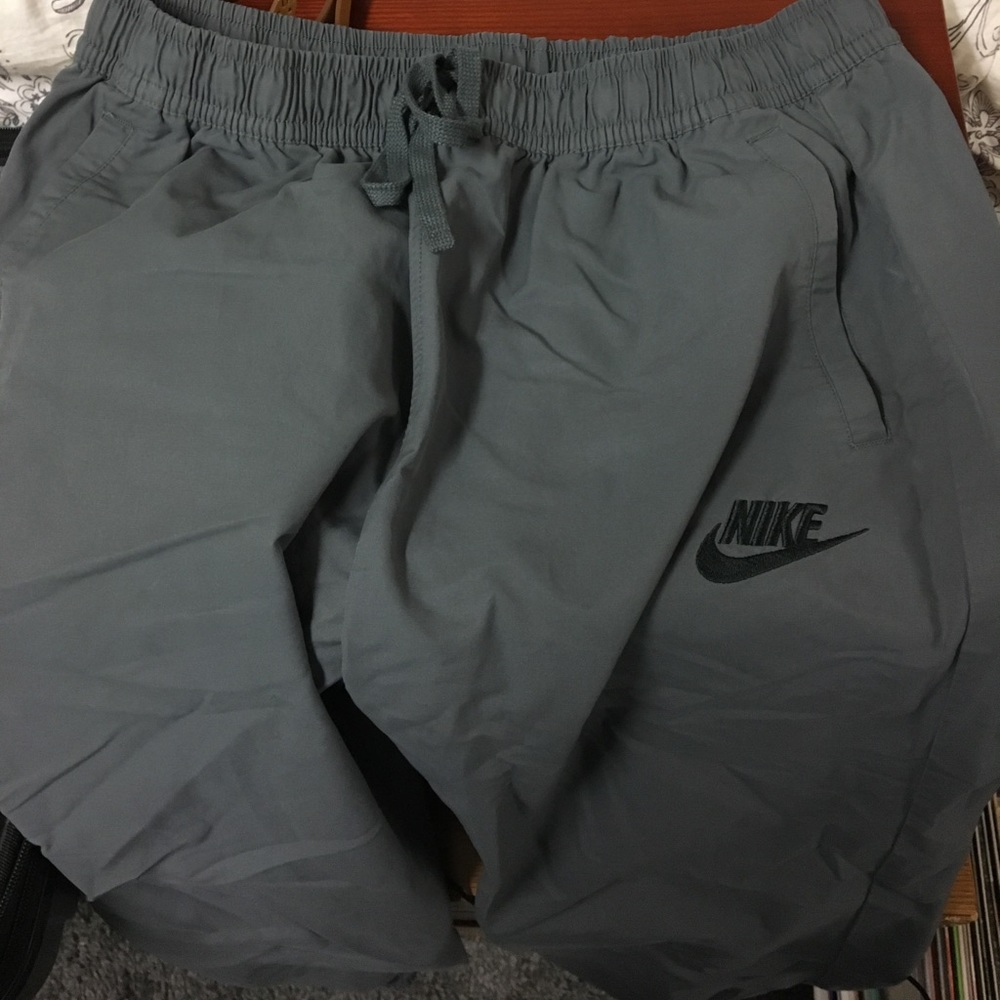 Grey Nike joggers