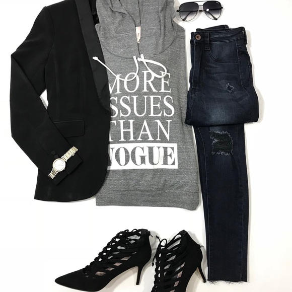 SALE Heather Gray Pullover Hoodie - Picture 2 of 4