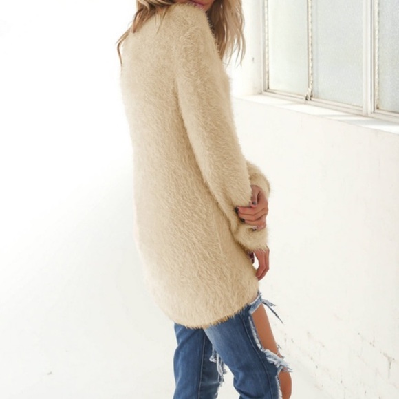 Fuzzy soft pullover sweater S - Picture 4 of 8