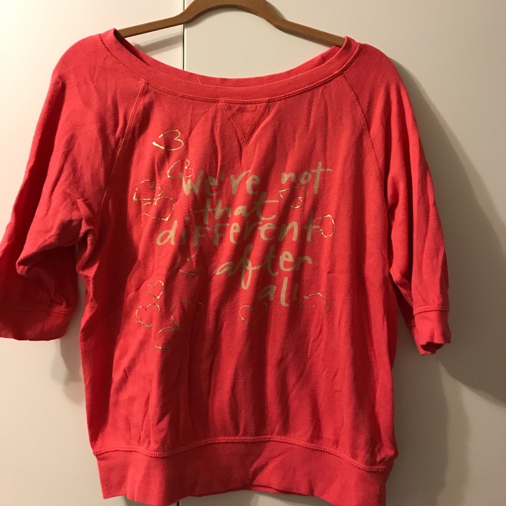 Forever 21 Pink Loose Sweater Size L