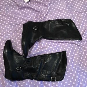 Leather Cathy Jeans boots