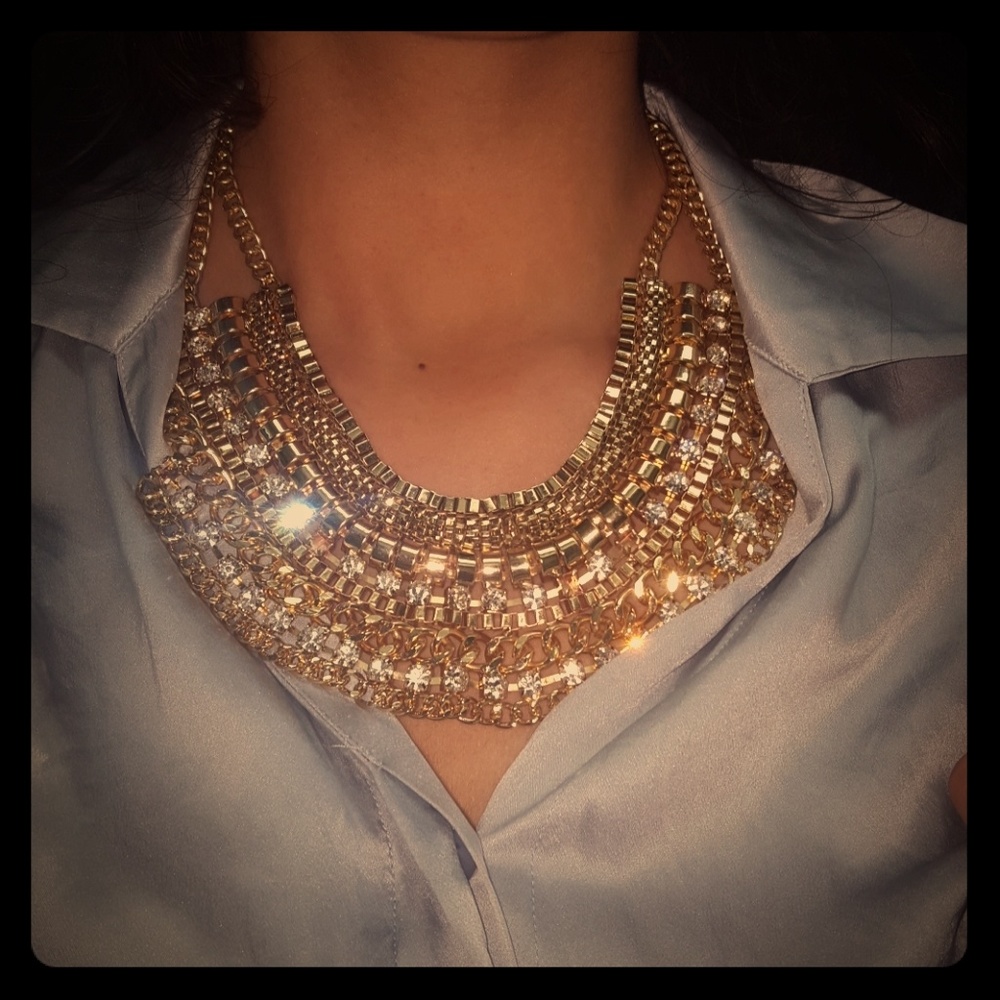 Gold Statement Necklace