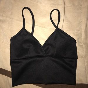 crop top black cami