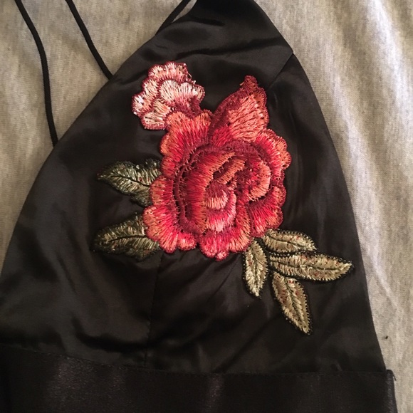 Rose Satin-like Bralette - Picture 3 of 3