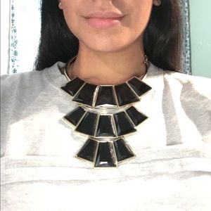 Black n gold Necklace