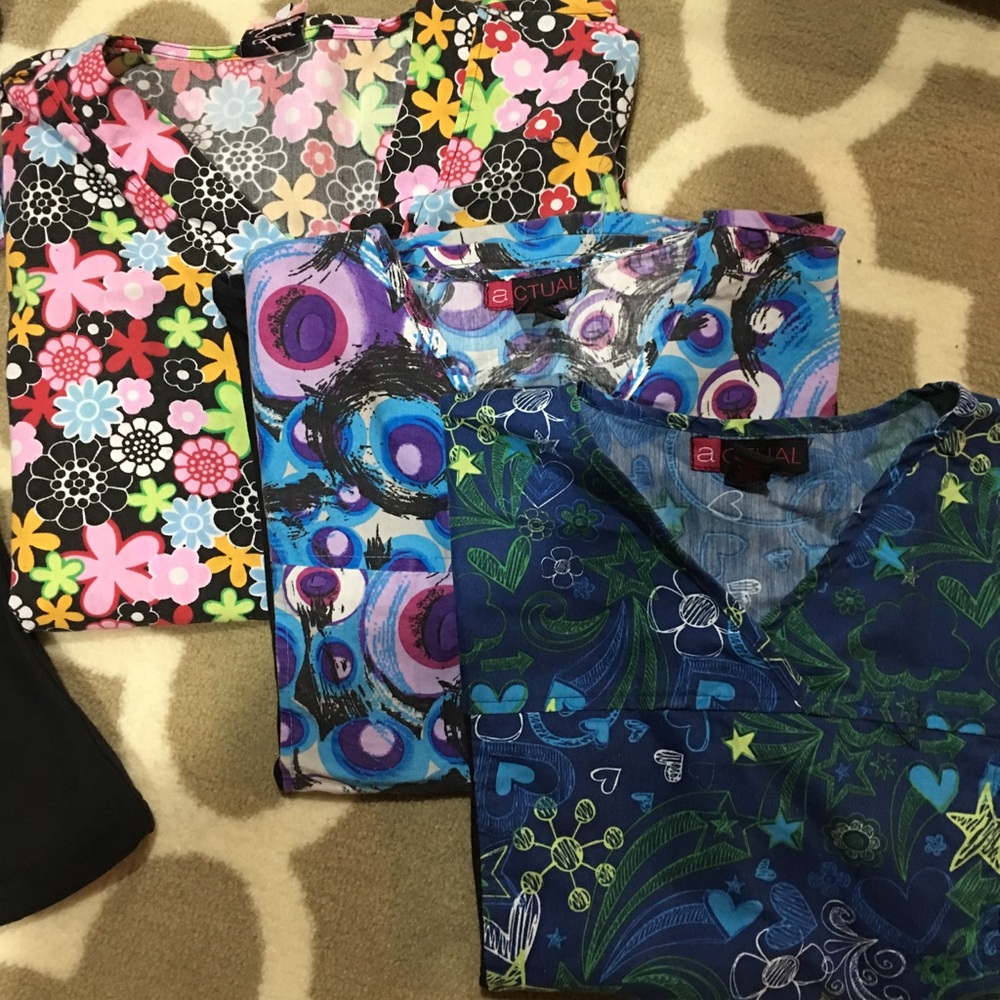 Women's scrub tops