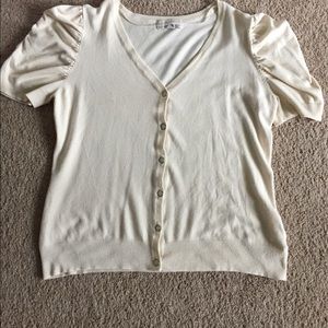 Short sleeve cardigan