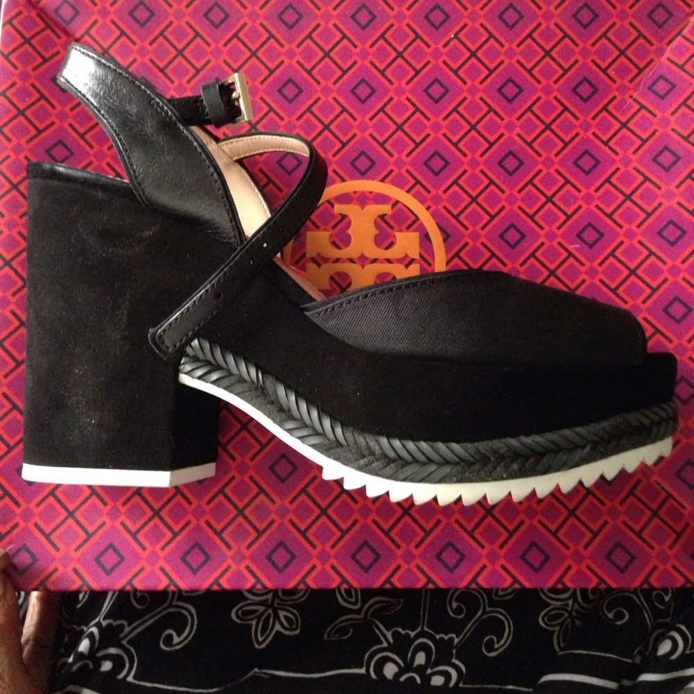 Tory Burch shoes suede and leather