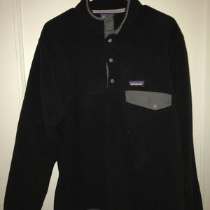 Patagonia Black Synchilla Pullover, medium (men’s)