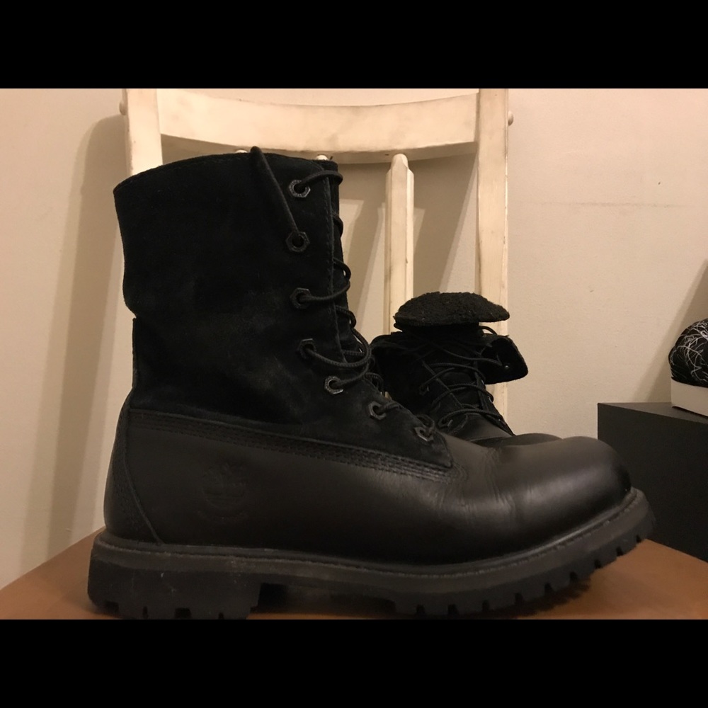 TIMBERLAND TEDDY FLEECE FOLD DOWN BOOTS