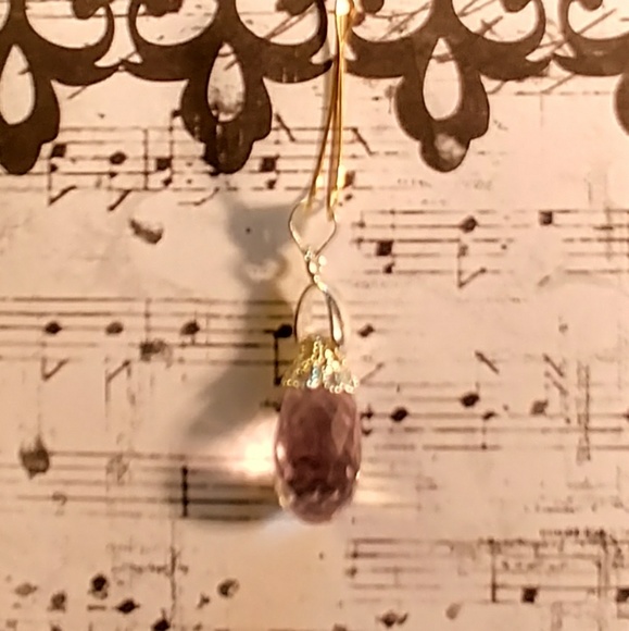 #0157 Rose De France Amethyst Gemstone Pendant - Picture 2 of 2